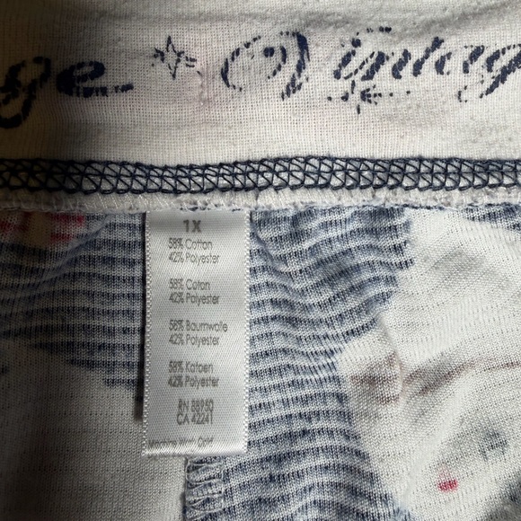 Cozy PJ Salvage ladies 1x pajama pants - Picture 3 of 5